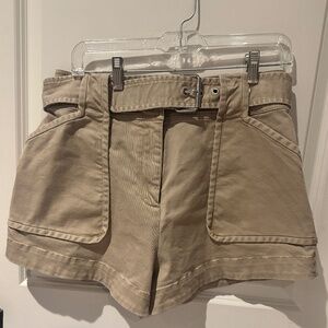 Derek Lam 10 Crosby Khaki shorts